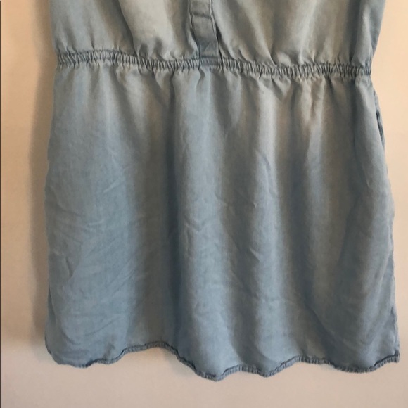 Merona Size L light blue chambray mini dress - Picture 3 of 5
